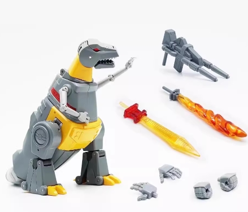 佳樂煌變形玩具8809暴龍隊(duì)長鋼索恐龍帶特效件全新未拆封